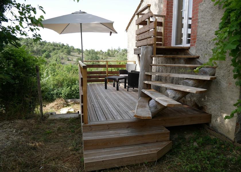 Auvergne-Rhone-Alpes Grospierres Terrace