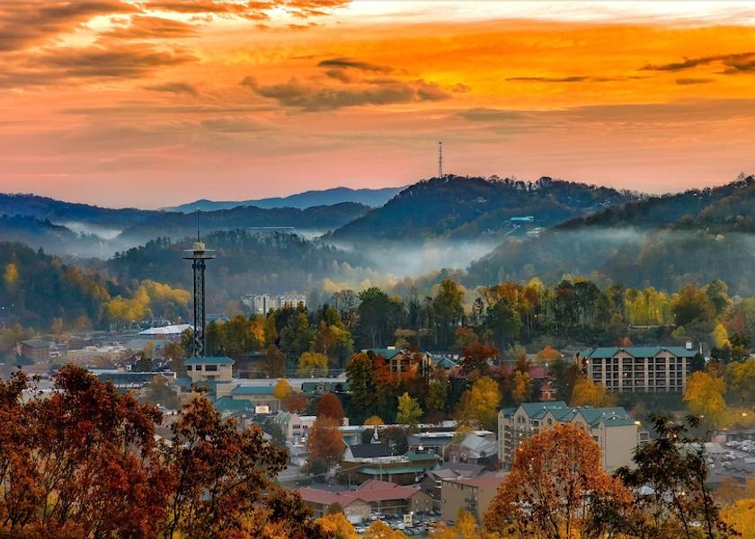 Tennessee Cosby Aerial View