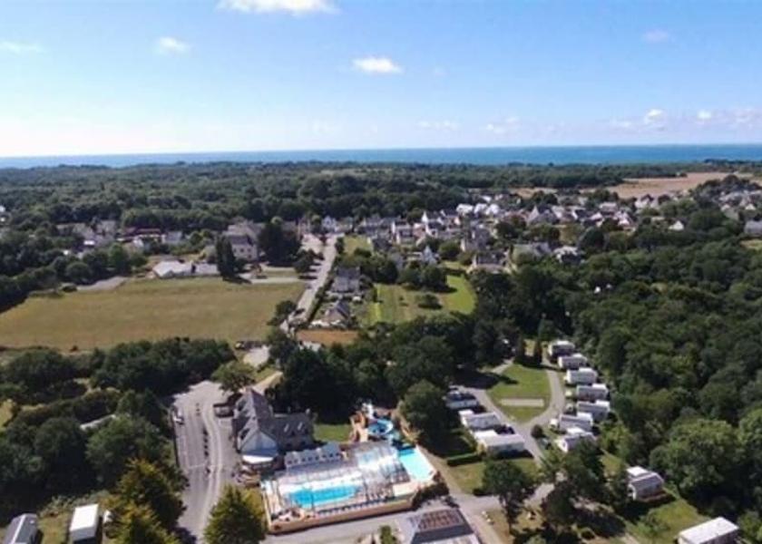 Brittany Moelan-sur-Mer Aerial View