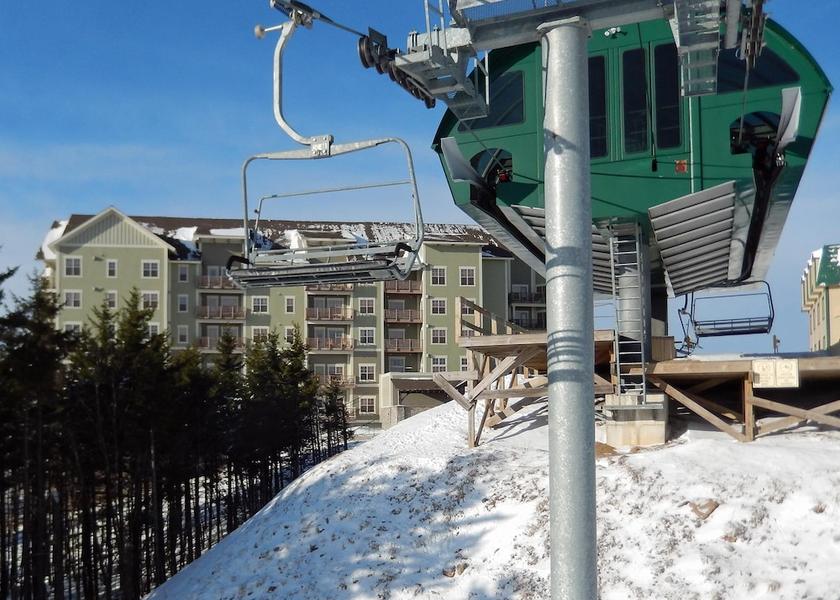 West Virginia Snowshoe Exterior Detail