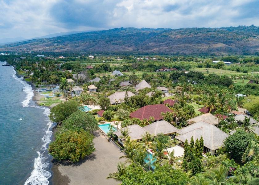 Bali Banjar Aerial View