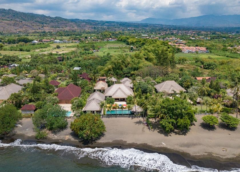 Bali Banjar Aerial View