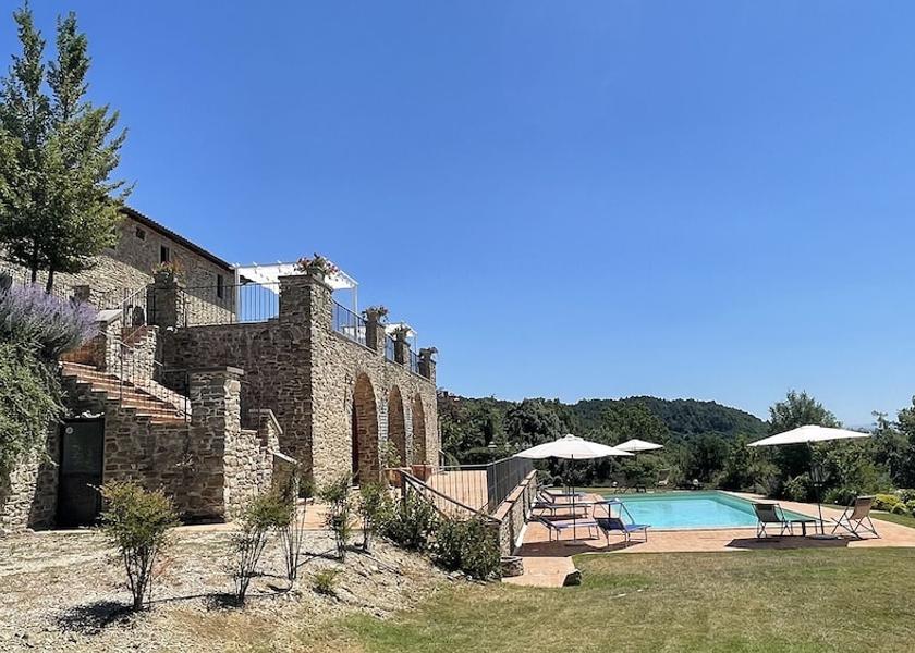 Umbria Lisciano Niccone Rooftop pool