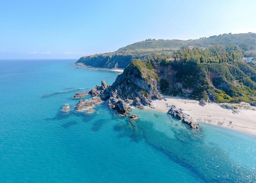 Calabria Zambrone Aerial View