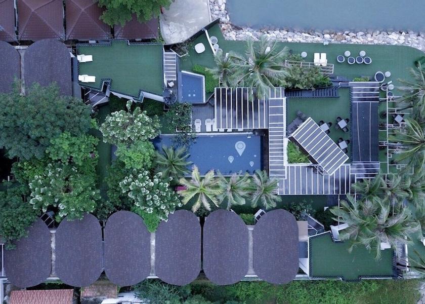 Phetchaburi Ban Laem Aerial View