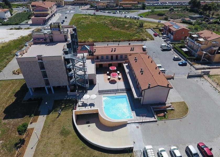Tuscany Campiglia Marittima Aerial View