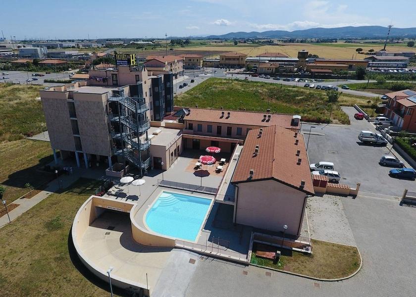Tuscany Campiglia Marittima Aerial View