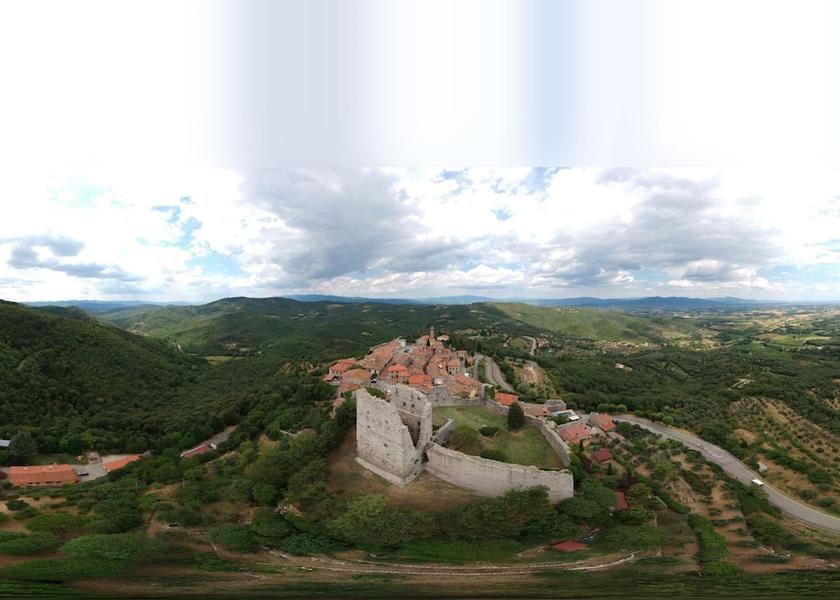 Tuscany Civitella In Val Di Chiana Aerial View