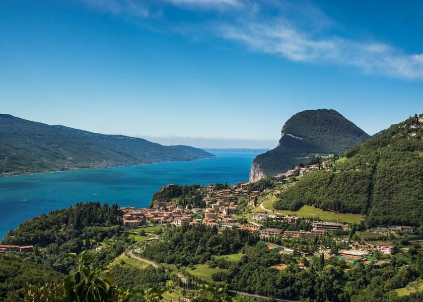 Lombardy Tremosine Aerial View