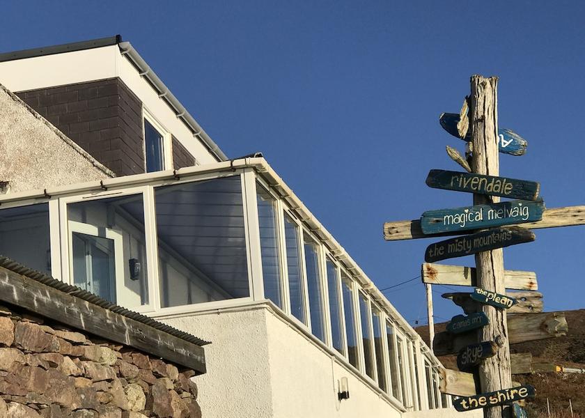 Scotland Gairloch Facade