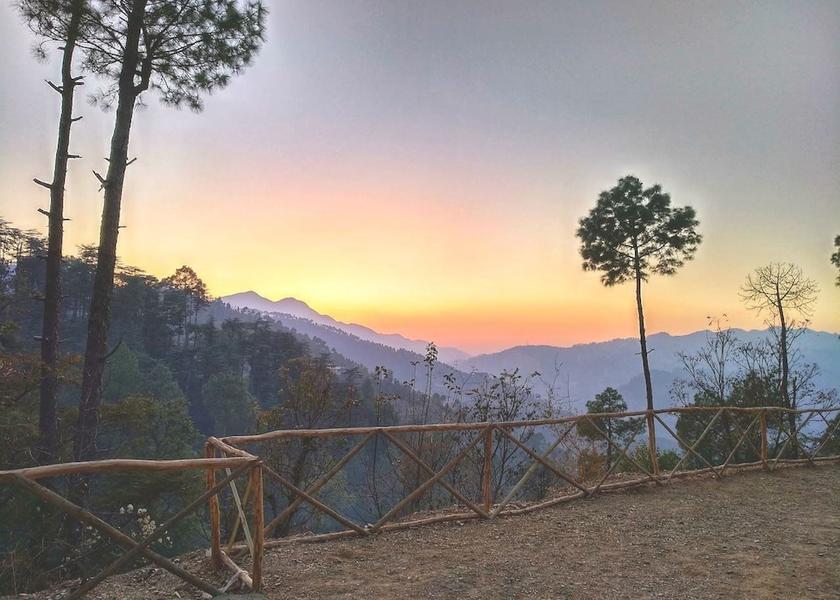 Himachal Pradesh Chail View from Property