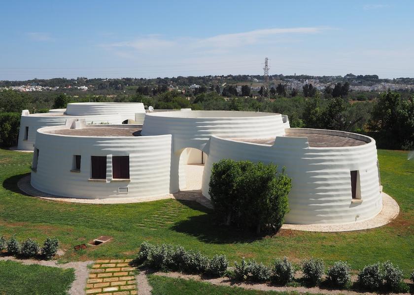 Puglia Tuglie Aerial View