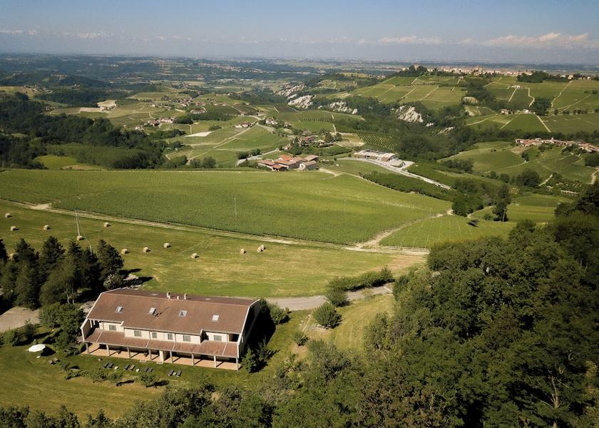 Piedmont Monforte d'Alba Aerial View