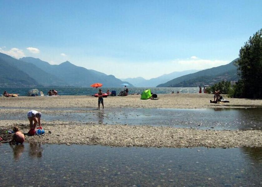 Lombardy Gravedona Beach