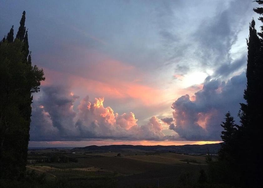 Tuscany Santa Luce Land View from Property
