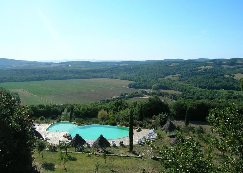Tuscany Monticiano View from Property