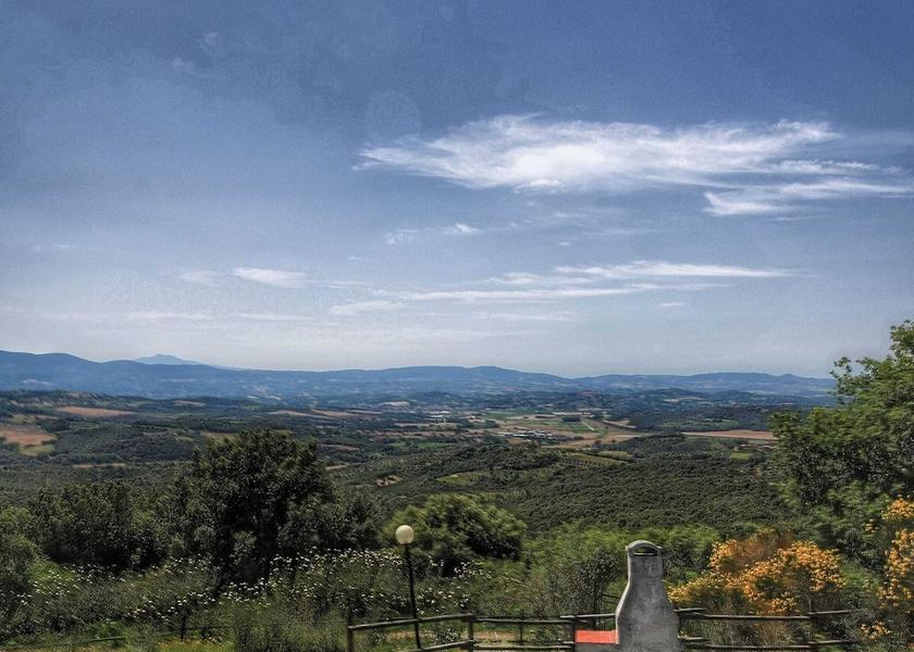 Umbria Paciano View from Property