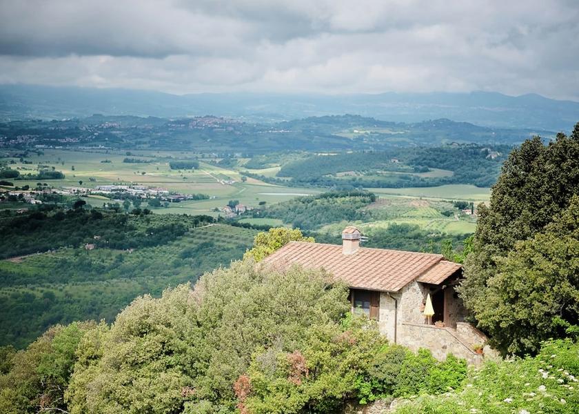 Umbria Paciano View from Property