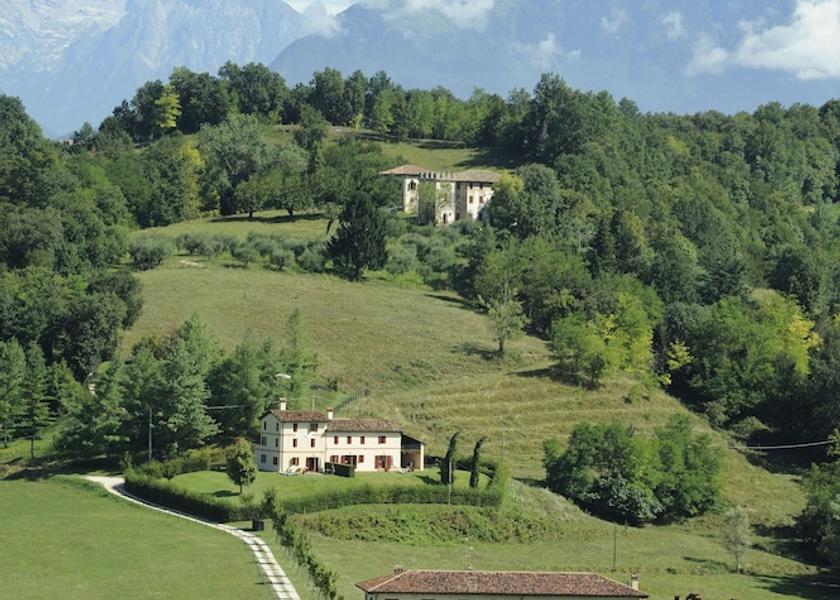 Veneto Susegana Aerial View