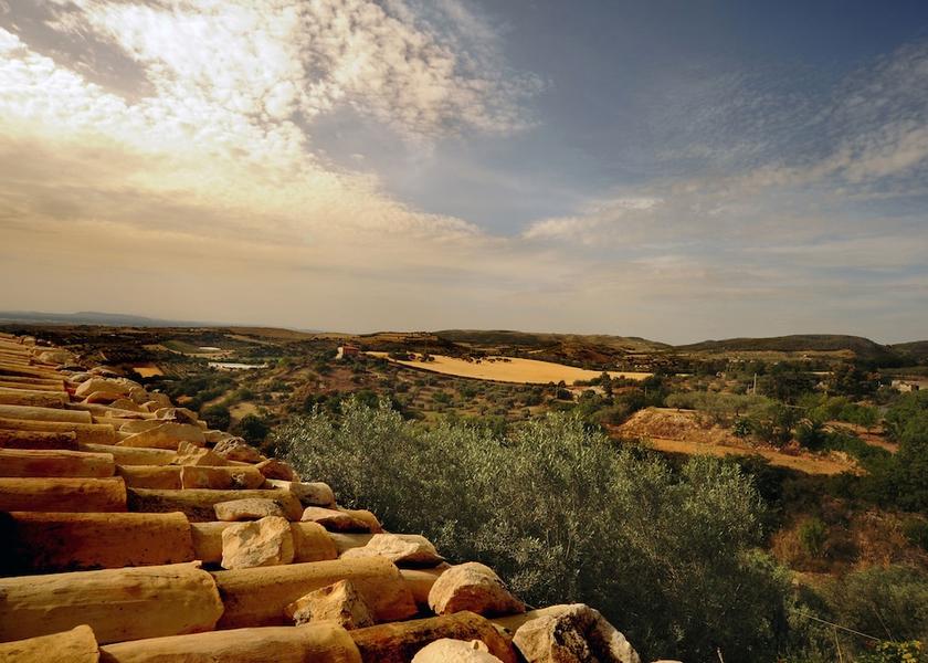 Sicily Chiaramonte Gulfi Land View from Property