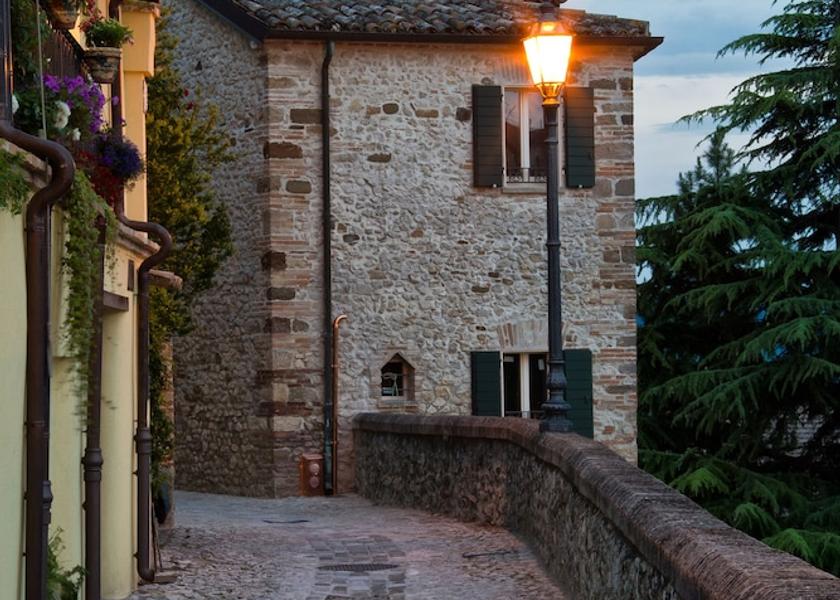 Emilia-Romagna Verucchio Exterior detail