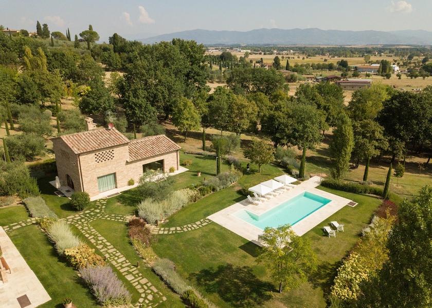 Tuscany Foiano della Chiana Aerial View