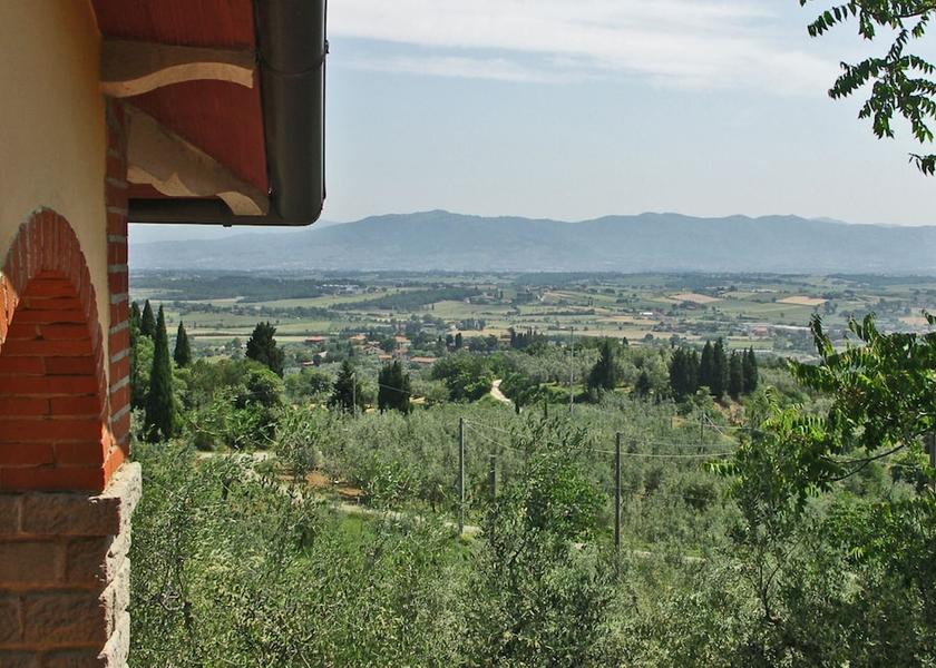 Tuscany Monte San Savino Land View from Property