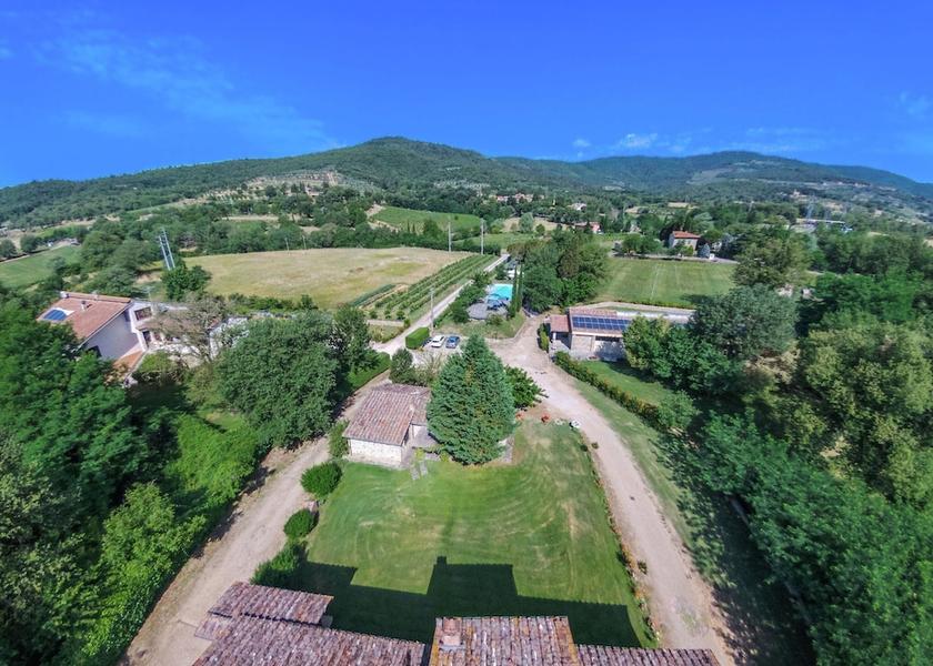 Tuscany Monte San Savino View from Property