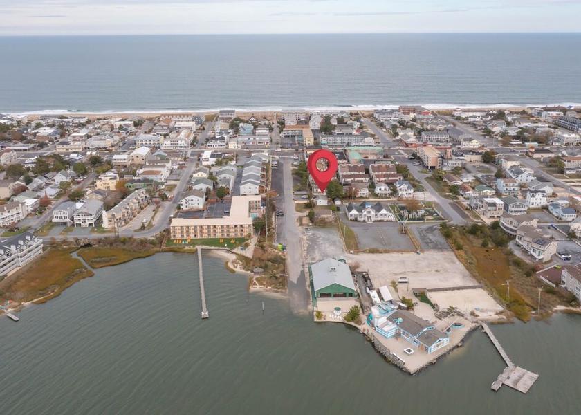 Delaware Dewey Beach Aerial View