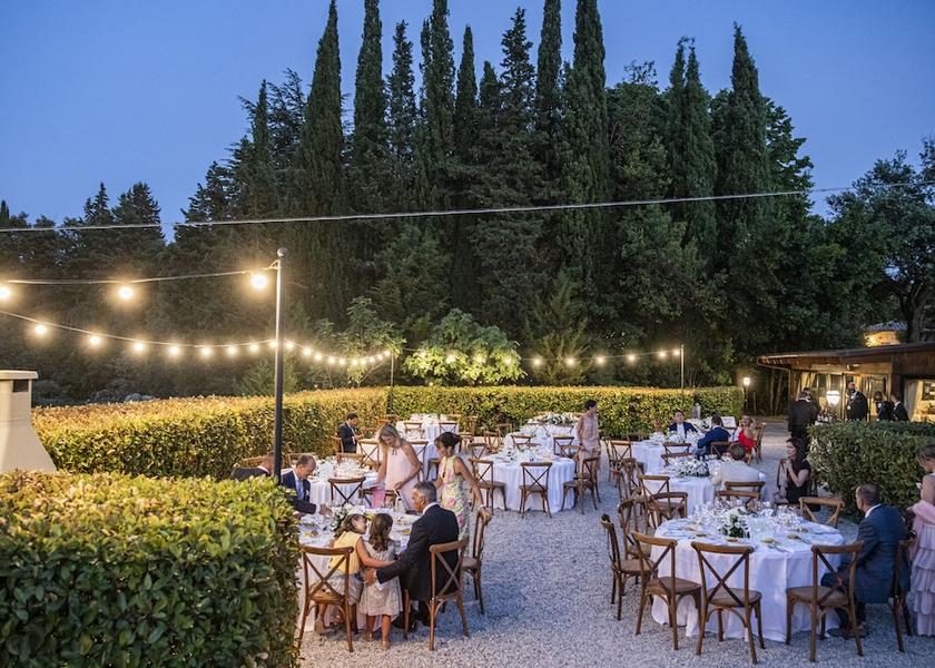 Tuscany Trequanda Outdoor Wedding Area