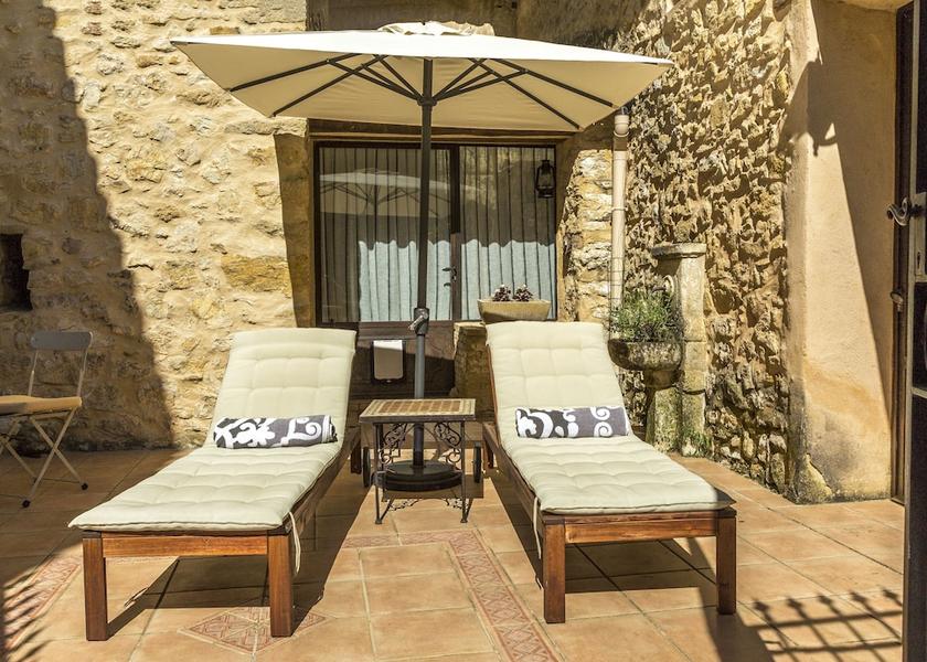 Provence - Alpes - Cote d'Azur Le Barroux Terrace