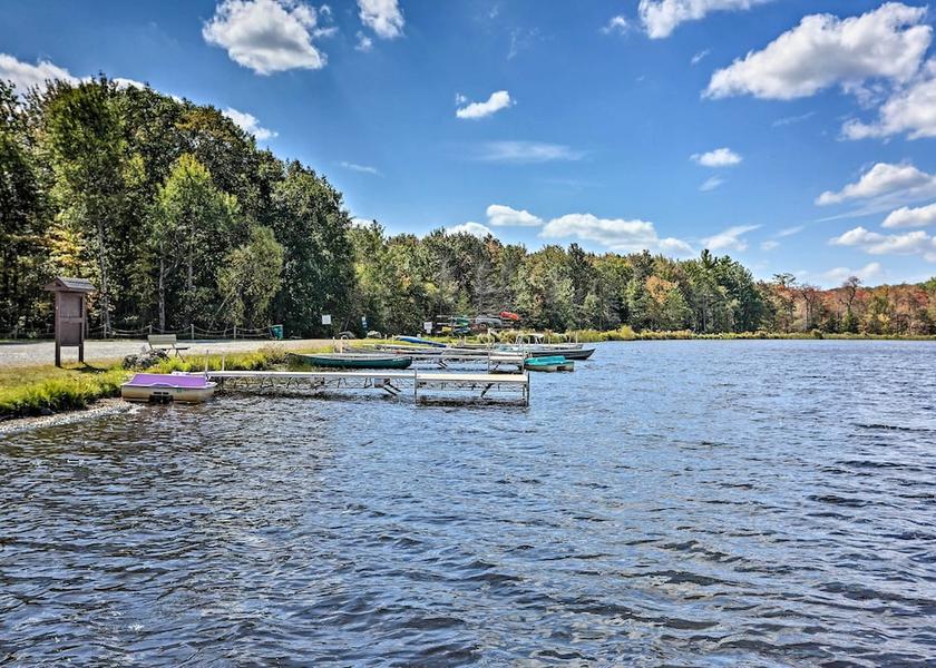 Pennsylvania Pocono Lake Interior Entrance