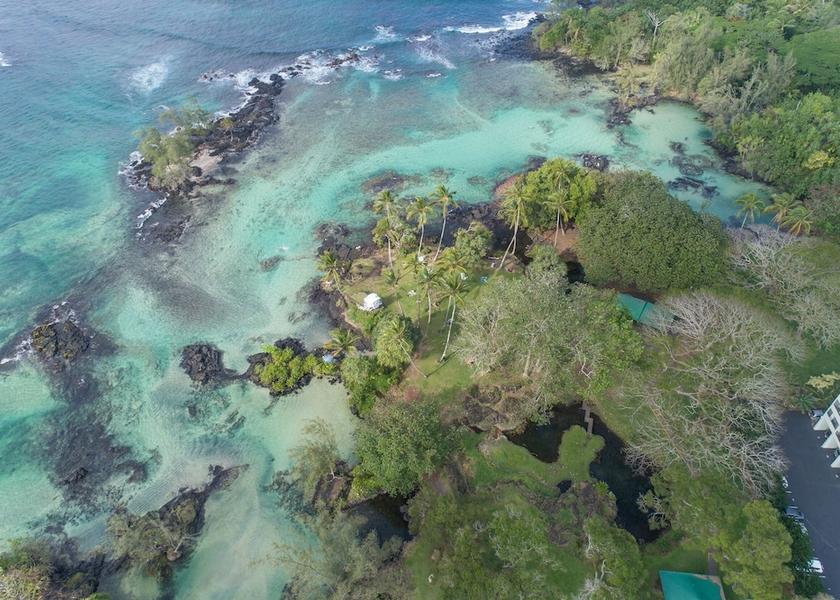 Hawaii Keaau Aerial View