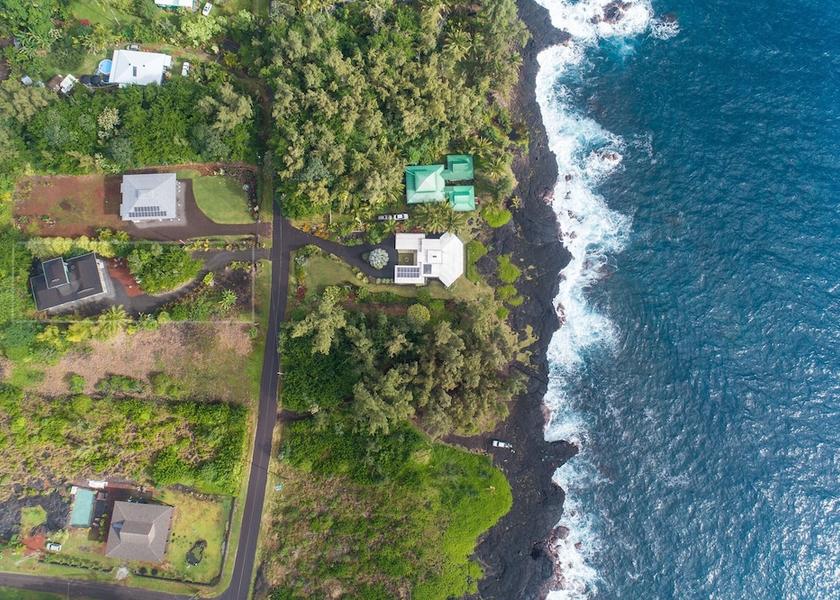 Hawaii Keaau Aerial View
