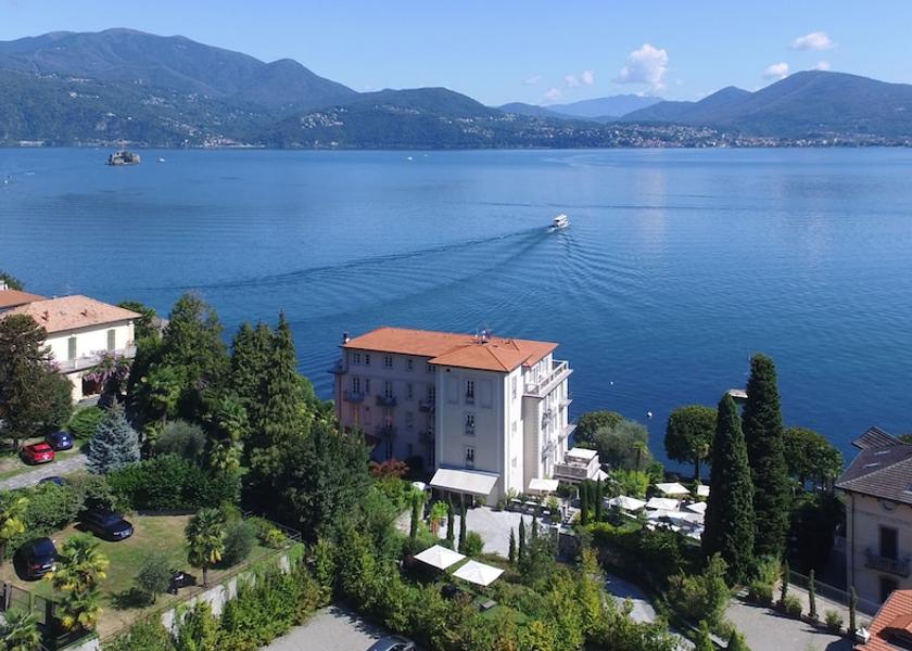 Piedmont Cannero Riviera Aerial View