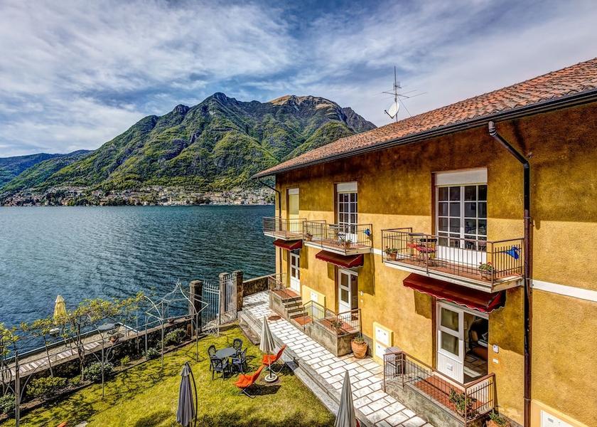 Lombardy Pognana Lario Aerial View