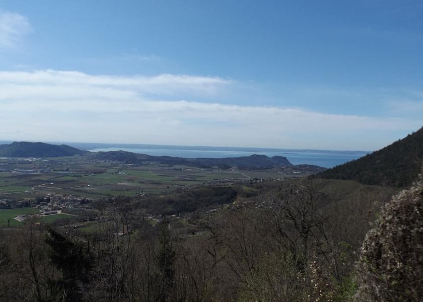 Veneto Caprino Veronese Land View from Property
