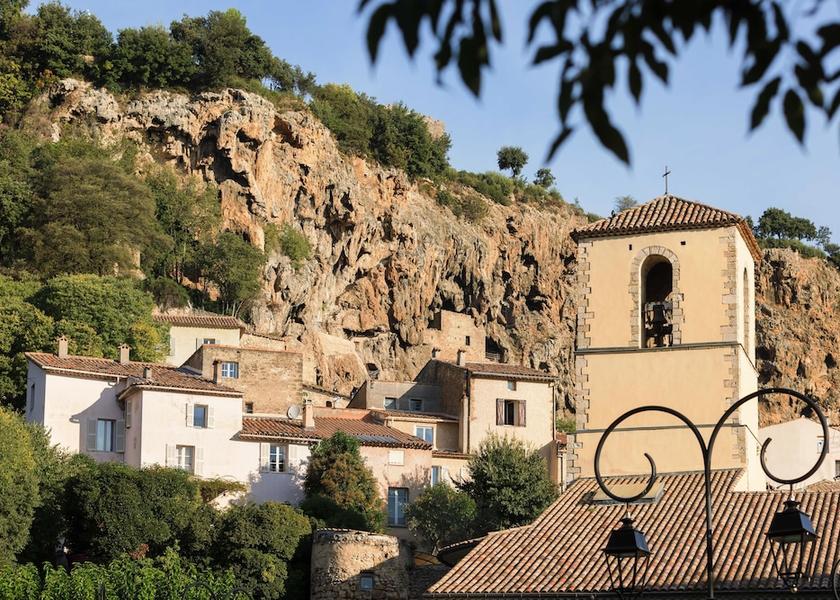 Provence - Alpes - Cote d'Azur Cotignac City View from Property