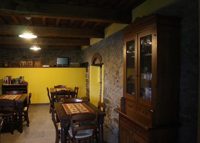 Tuscany Camporgiano Breakfast Area