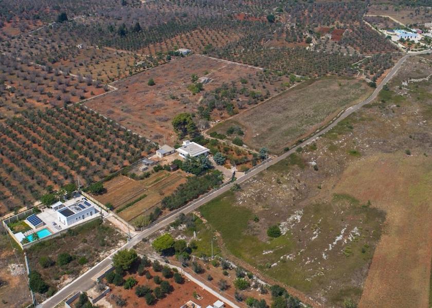 Puglia Ruffano Aerial View