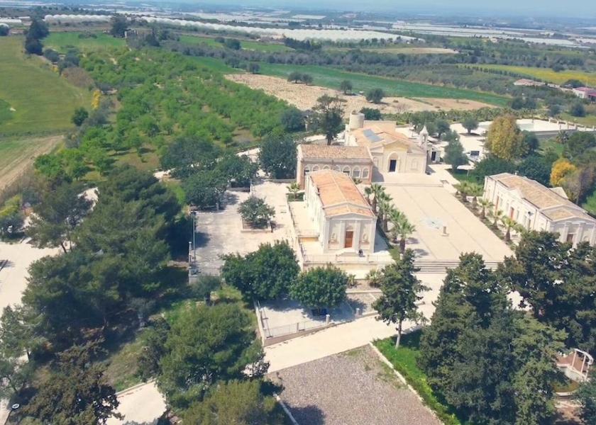 Sicily Pachino Aerial view