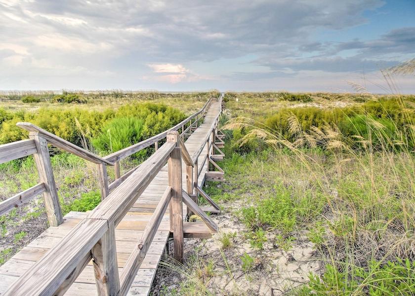 South Carolina Saint Helena Island Interior Entrance