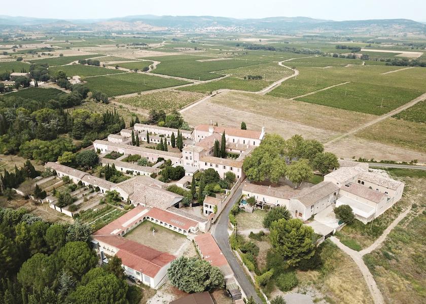 Occitanie Caux Aerial View