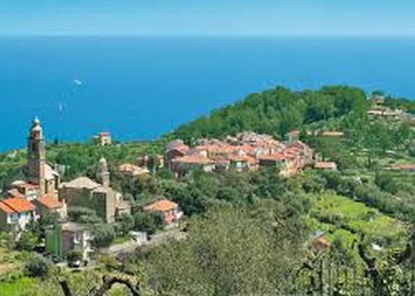 Liguria Diano Castello Aerial View