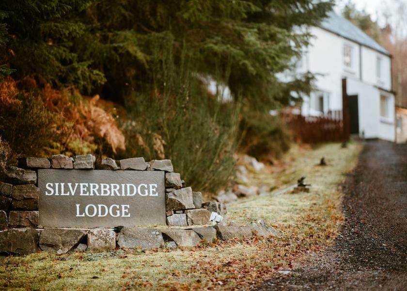 Scotland Garve Entrance
