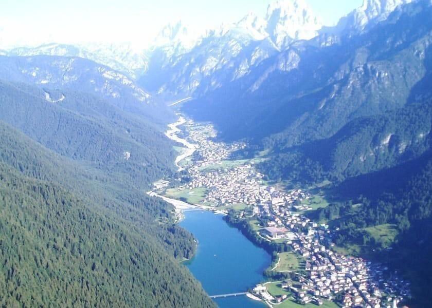 Veneto Auronzo di Cadore Aerial View