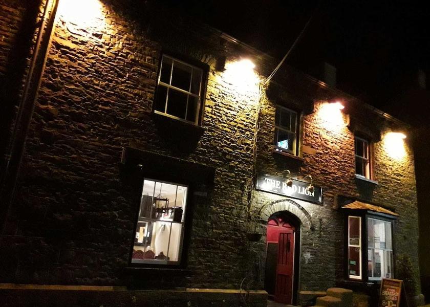Wales Llangadog Facade