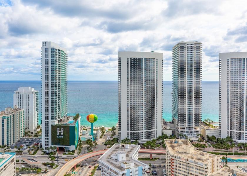Florida Hallandale Beach View from Property