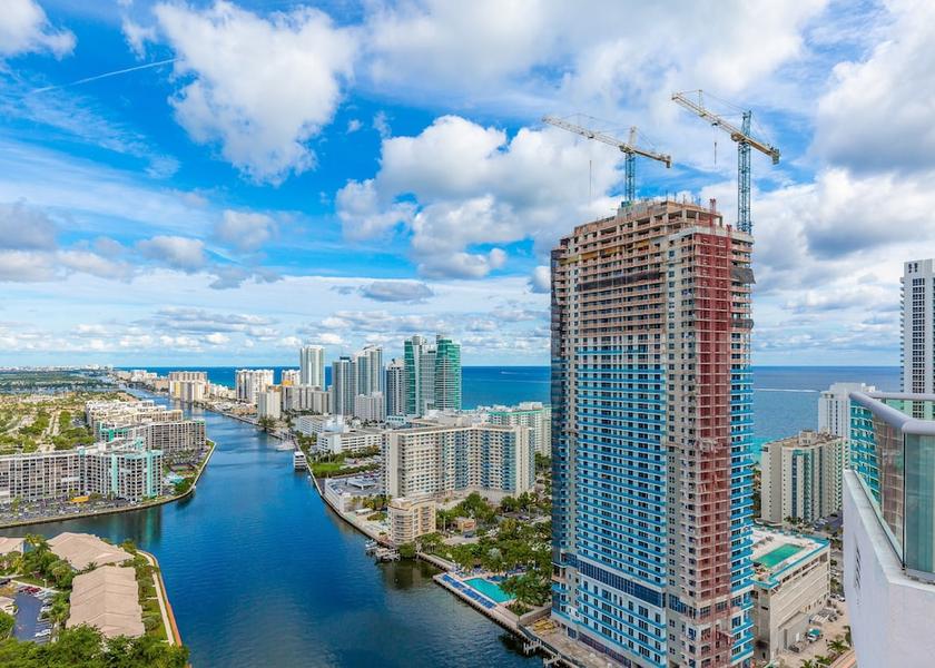 Florida Hallandale Beach View from Property