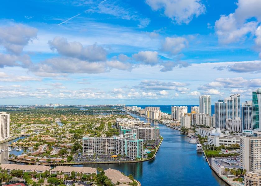 Florida Hallandale Beach View from Property